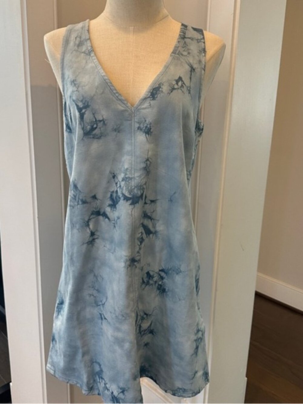 rag & bone Nala Blue Tie Dye Denim Dress – Size S NWT